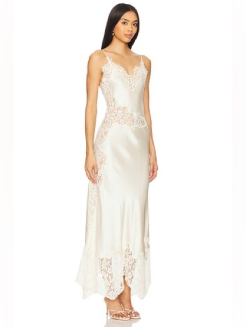 HOUSE OF HARLOW 1960
Waverly Midi Dress in Ivory